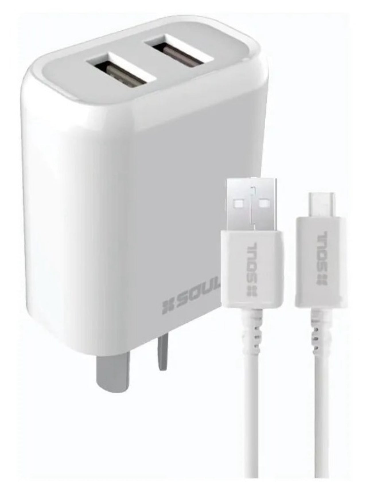 Cargador Micro USB Alternativo Carga Rápida Doble USB